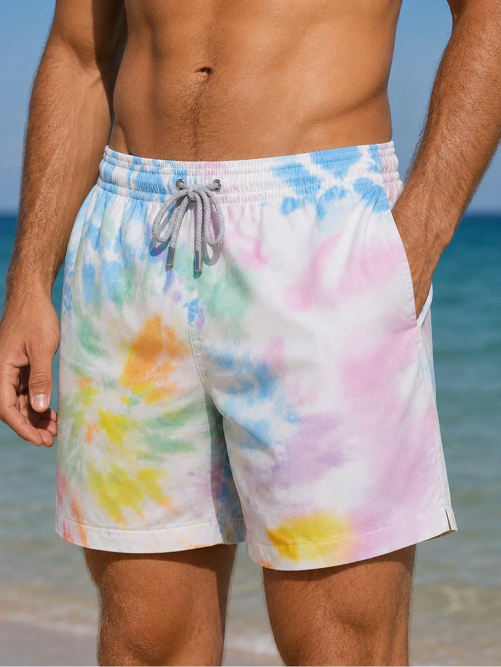 Kenny Flowers Men’s Tie-Dye Swim Trunks, 6.5” SZ XXL NWT *DISCONTINUED* 🐠